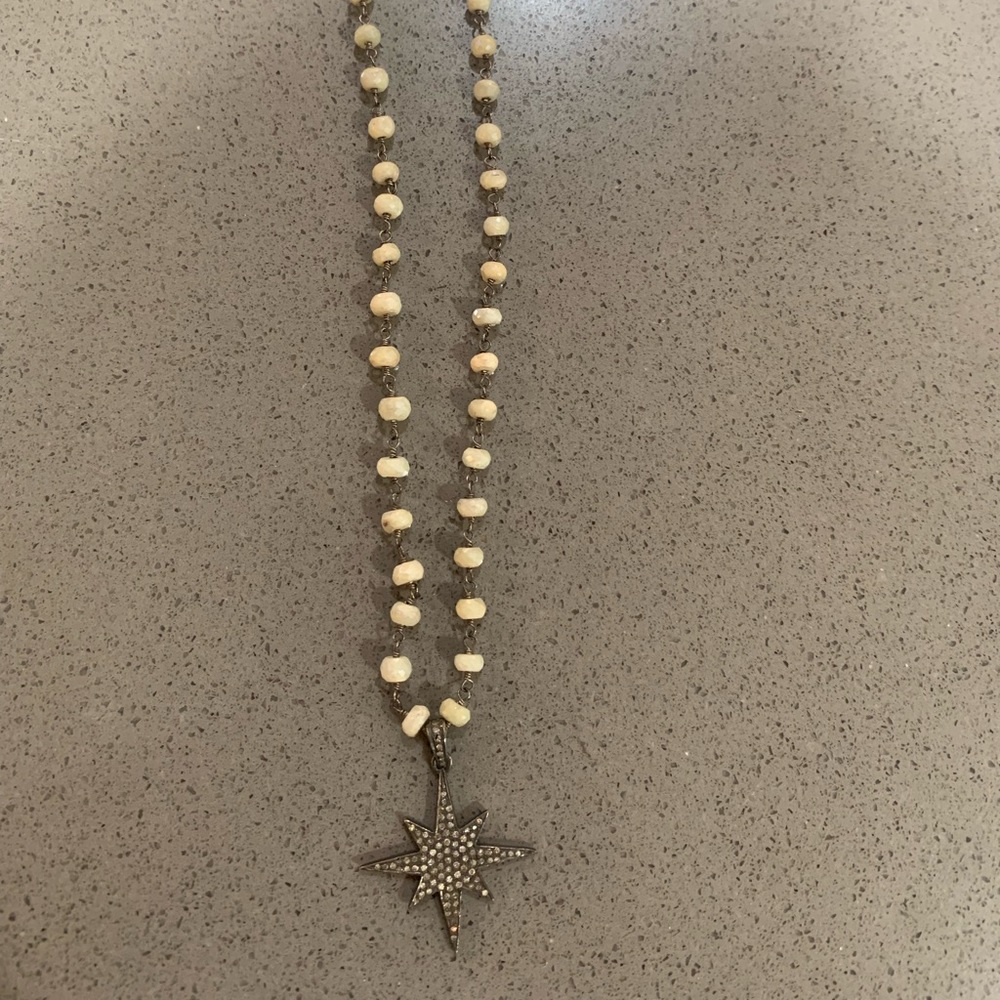 Original Julie Starrr Dresner vintage star necklace